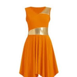 Elegant Orange Dance Overlay